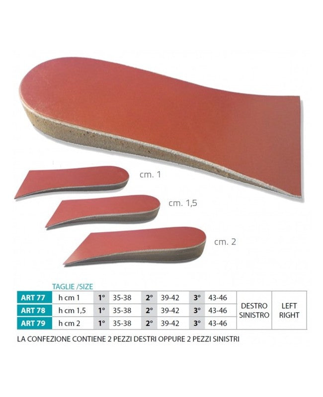 OK PED Fersendicke ¾ Pads – Ref. 77 - 78 – 79 ST