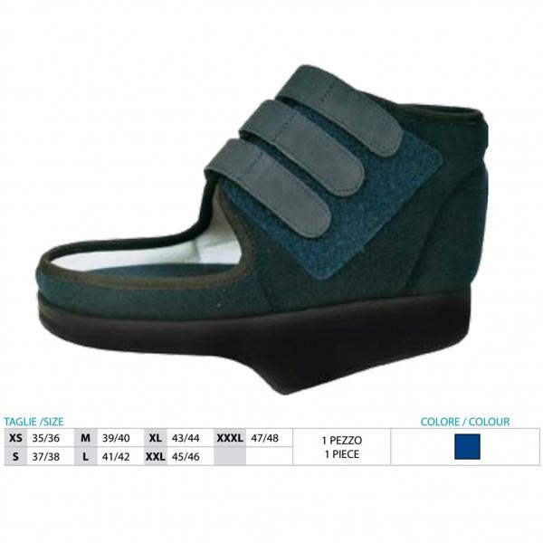 Zapato post-quirúrgico en talo ( baruk ) con borde lateral Art. 150